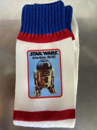 Vintage Star Wars R2 - D2 Socks Unworn Unwashed Kids Size