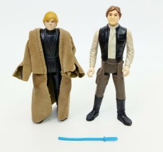 Star Wars 1983/1984 Luke Skywalker Han Solo Vi Return Of The Jedi Kenner Figures