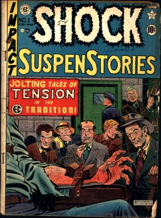 Shock Suspenstories 1 Golden Age Ec 2.  5