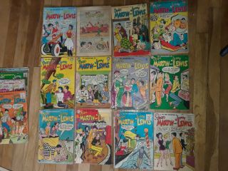 Dean Martin Jerry Lewis Comics 18.  Numbers 3,  6,  8,  9,  11,  13,  14,  15,  16,  22,  23,  24,  25,  5