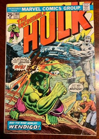 The Incredible Hulk 180 (oct1974,  Marvel)