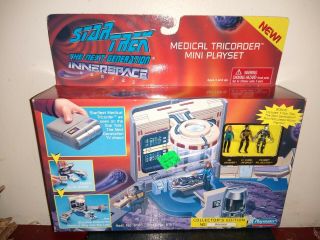 Vtg Star Trek Medical Tricorder Innerspace Playset Playmates 1995 Box