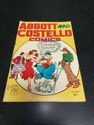 Abbott And Costello Comics 1 1948 St.  John
