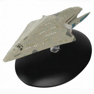 Eaglemoss Star Trek Uss Dauntless Nx - 01 - A 17 With Display Stand