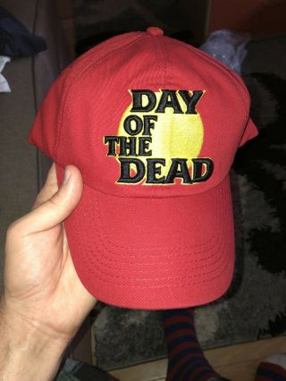 Rare George A Romero Day Of The Dead Baseball Cap Hat Horror Fright Rags.