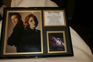 The X - Files Limited Edition Wall Art Fox Mulder & Dana Scully 14 " X 11 "