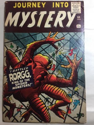 Journey Into Mystery 64 - Spider - Man Prototype - Jack Kirby Cover