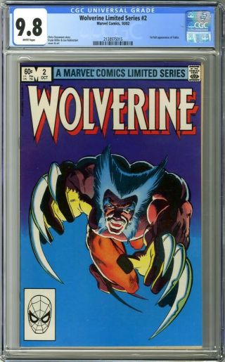 Wolverine Limited Series 2 (1982) Cgc 9.  8 White Pages
