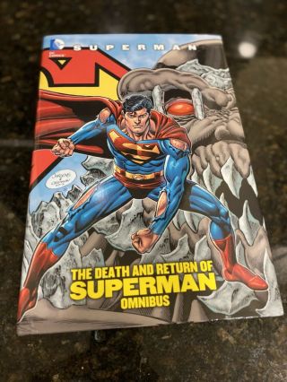 The Death And Return Of Superman Omnibus Hardcover Hc Dc Oop Jurgens Unread