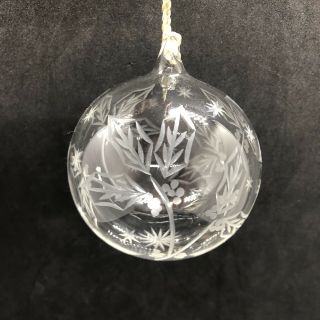Marquis Waterford Crystal Christmas Ball Ornaments Holiday Winterfest Set of 3 2