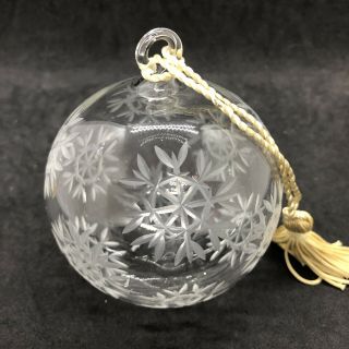 Marquis Waterford Crystal Christmas Ball Ornaments Holiday Winterfest Set of 3 3