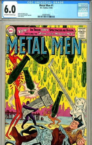 Metal Men 1 Cgc Graded 6.  0 - Now In Their Own Spectacular Book