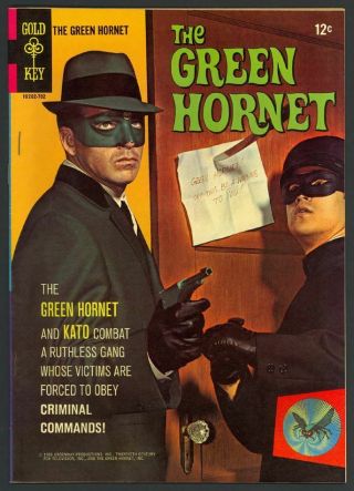 The Green Hornet 1 - Bruce Lee - Van Williams - Gold Key Comics (1966) Vf/nm