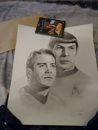 Star Trek Poster Print Kirk And Spock