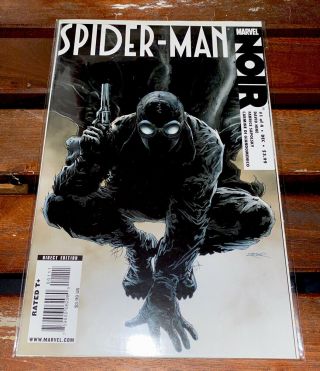 Spiderman Noir 1 Nm First Printing 2009 Marvel Comic 1st Noir Into Spider - Verse