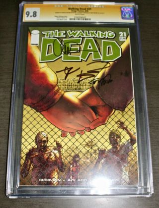 The Walking Dead 21 Cgc Signature Series