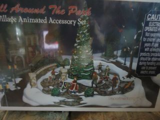 Dept 56 All Around The Park Village Animated Accessory Set