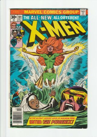The X - Men 101 - 1st Phoenix Fn/vf & 199 1st Phoenix Ii Vf Marvel Comics