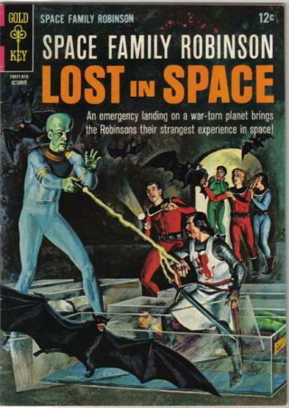 Space Family Robinson Comic Book 18 Gold Key Comics 1966 Fine,