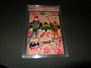 Batman 200 Cbcs 6.  5 Authenticated Signature And Sketch Neal Adams (dc 1968)