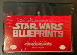 1977 Star Wars Blueprint Set - Vintage - In Pouch