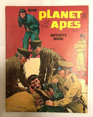 Vintage Artcraft Planet Of The Apes Activity Book Saalfield Pub.  C3031