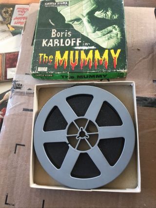 VINTAGE Castle Films No.  1021 Boris Karloff The Mummy 8mm Film Reel 2
