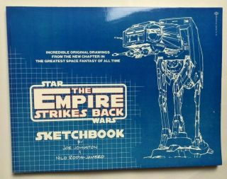 Star Wars The Empire Strikes Back Sketchbook Paperback 1st Edition 1980