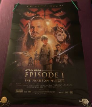 Star Wars Episode 1 Movie Poster 1 Sheet