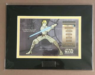 Star Wars Acme Archives Animated Luke Skywalker Character Key Le 115 Of 750