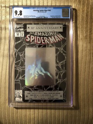 The Spider - Man 365 Cgc 9.  8 Hologram Cover First Spider - Man 2099