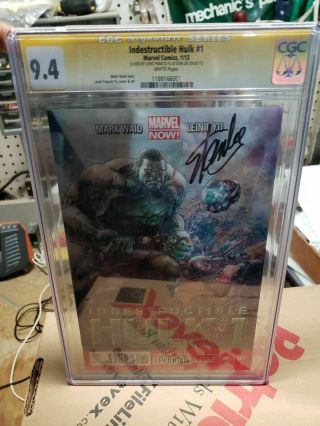 Hulk 1 Cgc 9.  4 Signed Stan Lee And Leinil Francis Yu Marvel