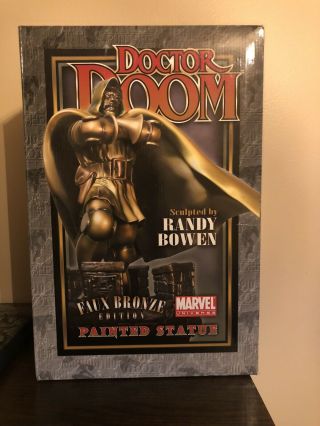Dr.  Doom Faux Bronze Statue 2008 Bowen Designs Marvel Comics