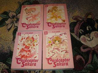 Cardcaptor Sakura Omnibus 1 - 4 Complete Set Dark Horse English Clamp Please Read