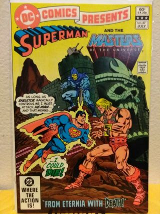 Dc Comics Presents 47,  1983 (first Appearance Of Masters Of The Universe) 9.  2 Nm -