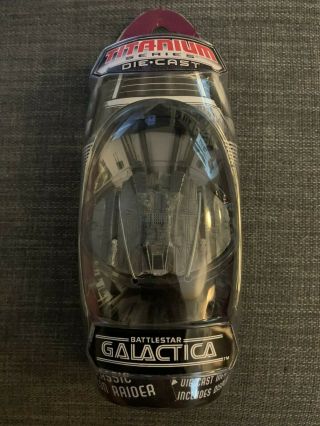 Battlestar Galactica Classic Cylon Raider Titanium Series Die - Cast (2006 Hasbro)