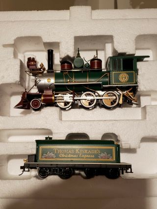 Hawthorne Village Thomas Kinkade Christmas Express Bachmann Train Set 0n30 Scale