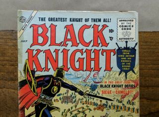 BLACK KNIGHT 2 (Atlas,  1955) Stan Lee Joe Maneely 