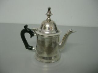 International Silver Co Silver Plate Mini Tea Set With Tray Teapot Creamer Sugar 3