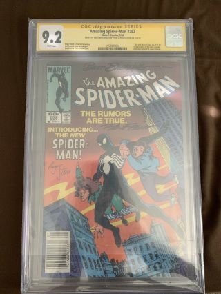 Spiderman 252 Cgc 9.  2 Signed By 3/5 Of The Authors