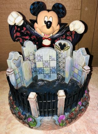 Jim Shore Disney Halloween Vampire Mickey Mouse " A Sweet Surprise "