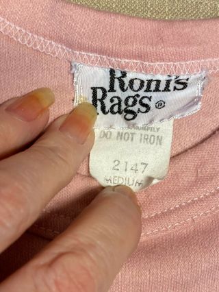 Vintage Star Wars T - Shirt Roni ' s Rags 1970s DARTH VADER Child Medium USA 3