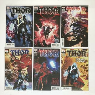 Thor 1,  2,  3,  4,  5,  6 (2020,  All Cover A 1st Prints Cates,  Black Winter),  Nm