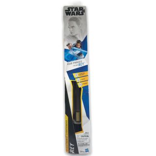 Star Wars Rey Electronic Blue Lightsaber Toy Lights And Sounds Hear Phrases