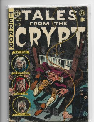Tales From The Crypt 44,  Ec Comics,  Oct.  /nov.  1954,  Golden Age Horror