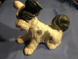 Vintage Lladro Skye Terrier Dog Porcelain Figurine Retired 1985