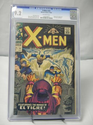 X - Men 25 (uncanny,  1966) Cgc 9.  2 1st Appearance Of El Tigre