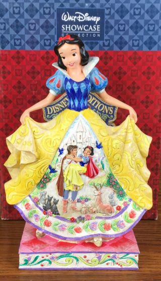 Walt Disney Jim Shore Enesco Showcase Snow White Fairest Of Them All W/box Wdw