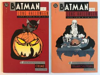 Batman Long Halloween 1,  2,  3,  4,  5,  6,  7,  8,  9,  10,  11,  12,  13 — Dc 1996 — Complete Series