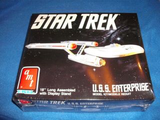 Star Trek Amt Ertl Uss Model Kit 18 Long When Assembled,
